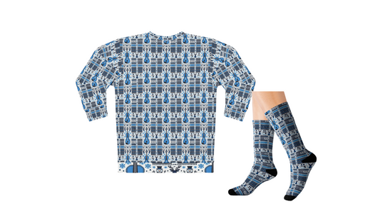 SWX Iceberg Blue Ugly Sweater Set