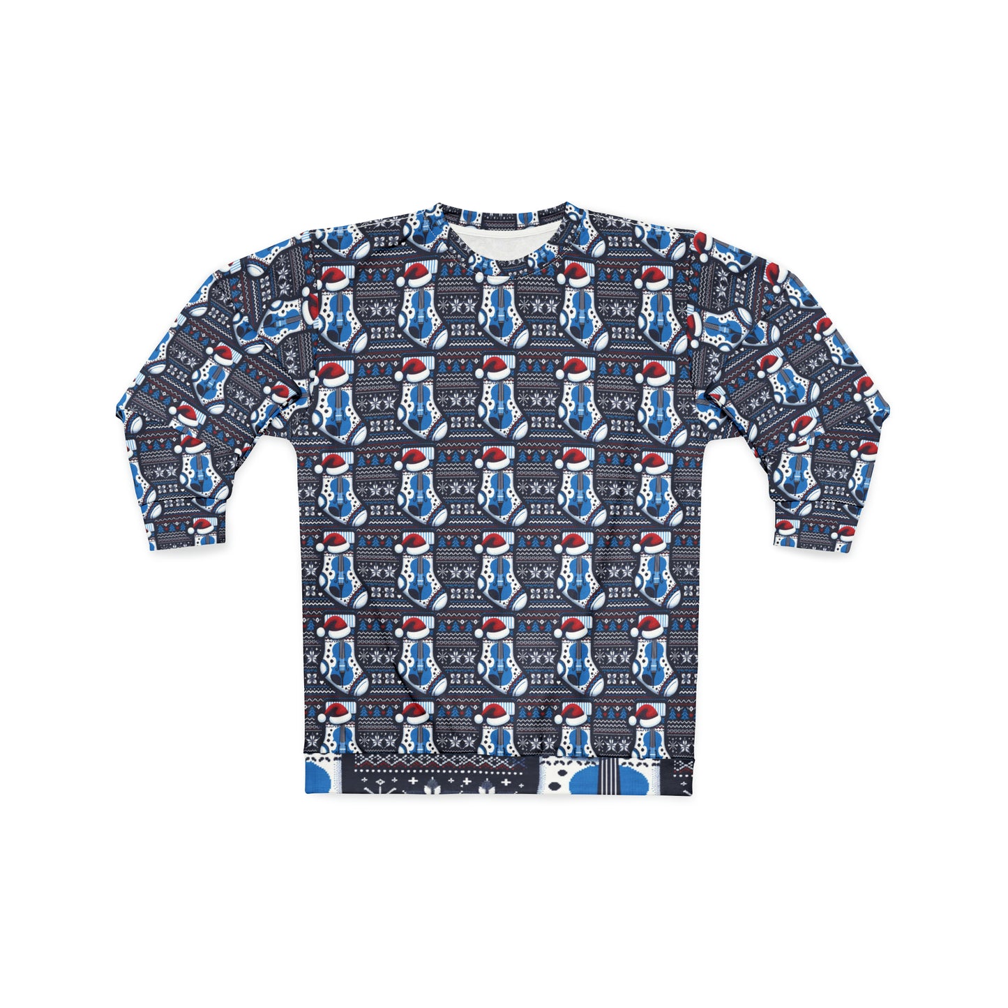 SWX Blue Santa Ugly Sweater Set